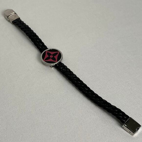 Louis Vuitton Pink Multicolor Murakami Canvas Adjustable Leather Bracelet - Picture 2 of 8